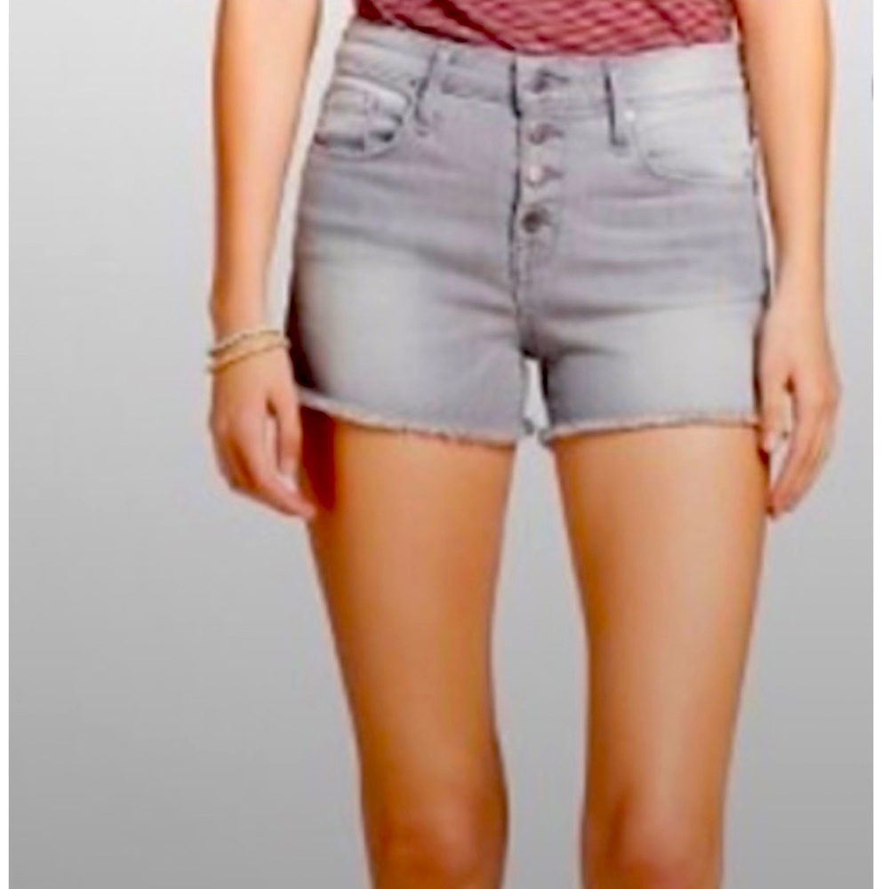 Mossimo Grey Denim High Rise Shorts Size 8